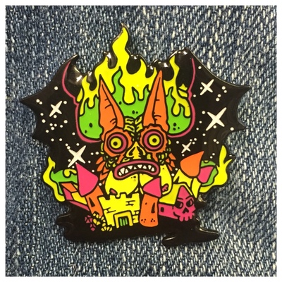 Dungeon Bat Enamel Pin 047
