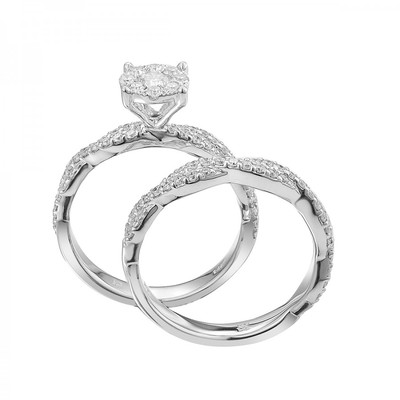 Bridal ring - set 0.53ct
