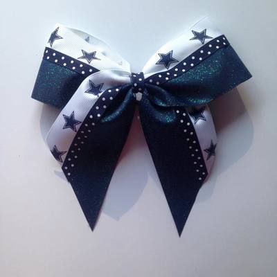 Navy glitter, stars, and dots (with white) - Thumbnail 2