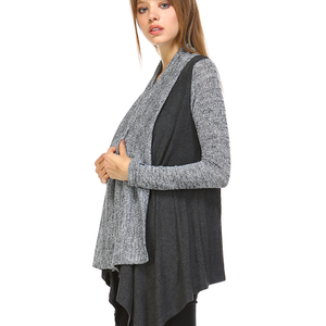 Shawl Cardigan-Grey