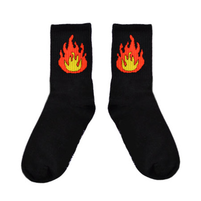 Free Shipping-FIRE SOCKS ( BLACK )
