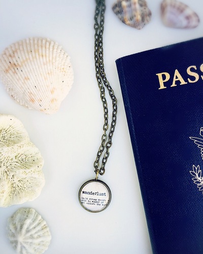 14mm Wanderlust Pendant Necklace