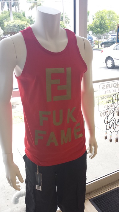 FF Red and Gold Tank