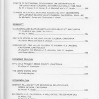 1999- The Long Valley Caldera, Mammoth Lakes & Owens Valley Region (#27) - Thumbnail 4