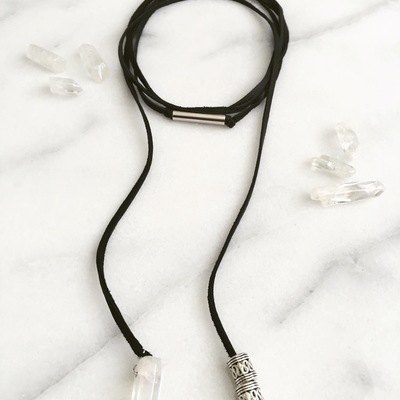 Carmelita ii wrap necklace