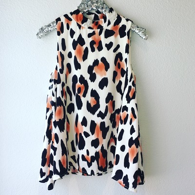 Leopard Print Halter Top