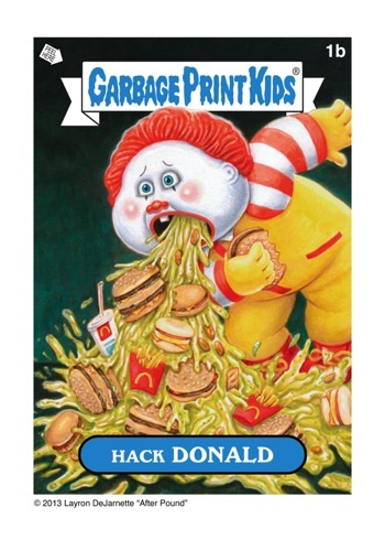 1b Hack DONALD - Limited Edition Giclée Print 5"x 7"