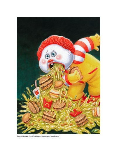 Retched RONALD (no graphics) - Limited Edition Giclée Print 
