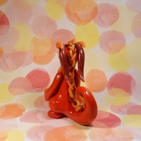 Red Glitter Dragon - Thumbnail 2