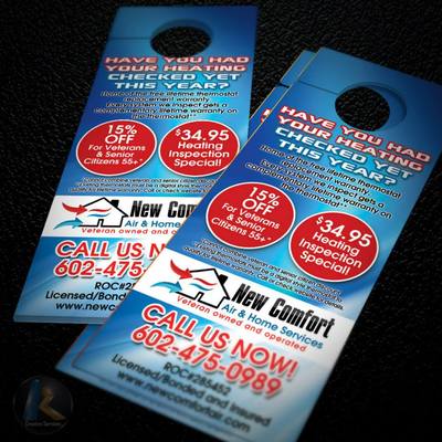 Door hanger 4.5x11 - 2 sided