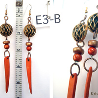 Steampunk elf warrior dagger earrings super long - Thumbnail 1