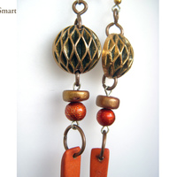 Steampunk elf warrior dagger earrings super long - Thumbnail 2