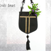 neo victorian steampunk pouch - Thumbnail 1