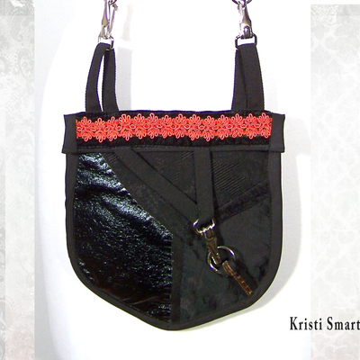 Granny is a goth little black bag cell phone case