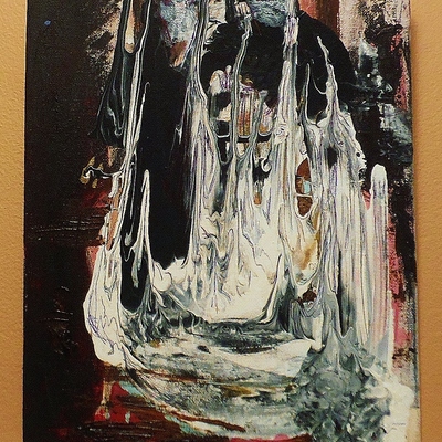 Fire burn and cauldron bubble.