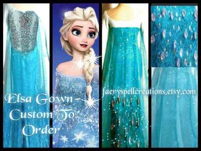 Snow Queen Elsa Cosplay Costume