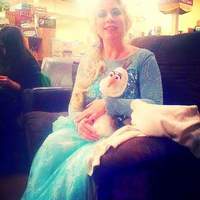 Snow Queen Elsa Cosplay Costume - Thumbnail 1