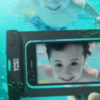 Waterproof Case Universal Dry Bag for both Apple AND Samsung Phones.Best Water Proof, Dust Dirt Proof, Snowproof Pouch for Cell Phone up to 6 inches - Thumbnail 2