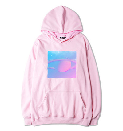 Free Shipping-PASTEL PLANET HOODIE