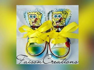  Custom Sponge Bob Converse 