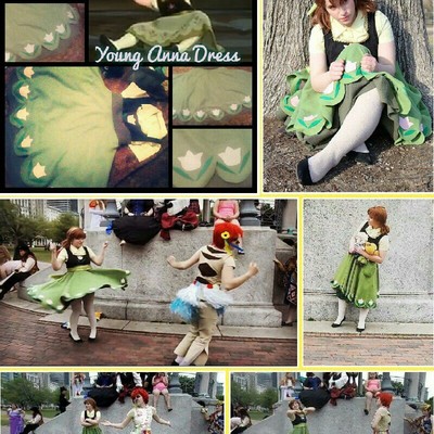 Do you wanna build a snowman anna inspired cosplay costume frozen disneybound - Thumbnail 3