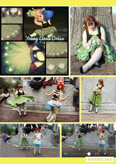 Do You Wanna Build A Snowman Anna inspired Cosplay costume Frozen disneybound