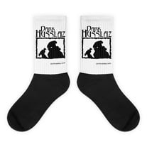 Dark Husslaz Black foot socks