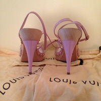 Louis Vuitton Limited Edition Lavender Heels - Thumbnail 1