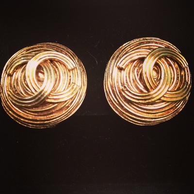 Vintage chanel clip ons
