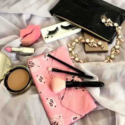 Band anna brush holder - in bubble gum pink