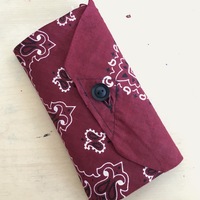Band Anna Brush Holder - in Burnt Burgundy - Thumbnail 1