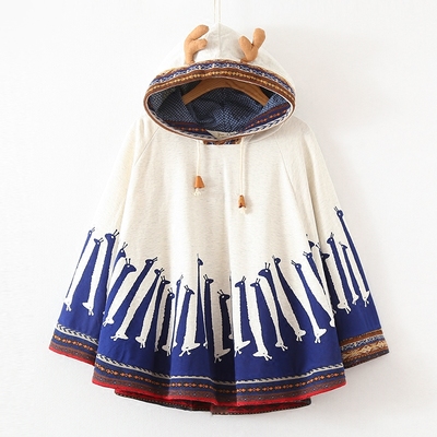 Harajuku cute animal ear coat