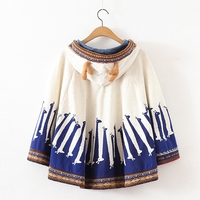 Harajuku cute animal ear coat - Thumbnail 2