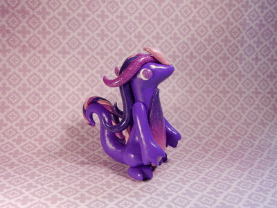 Purple Glitter Dragon