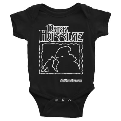 Original Dark Husslaz Infant short sleeve one-piece