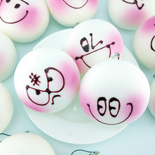 Mini Blush Bun Squishy Cell Phone Charms