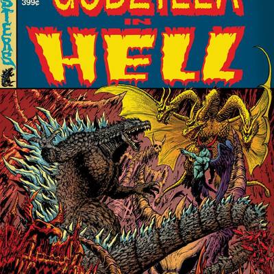 Godzilla in hell #1 print