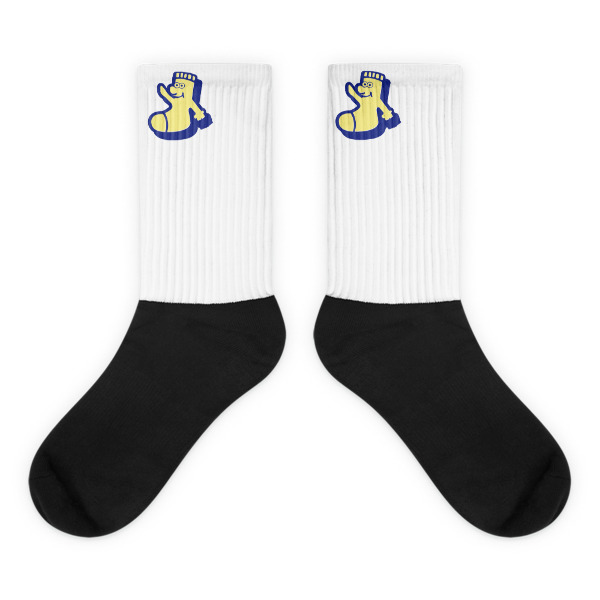 Black foot socks