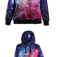 Harajuku galaxy hoodies - Thumbnail 1