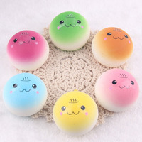 Mini Colored Kawaii Steam Bun Squishy Charms - Thumbnail 1