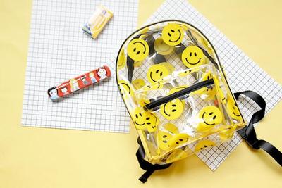 Smiley Transparent Backpack