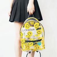 Smiley Transparent Backpack - Thumbnail 2