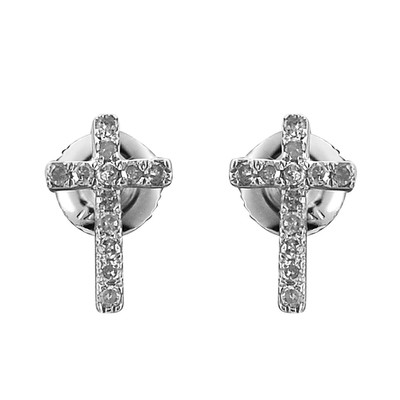 Micro Pave Earrings - 0.07CT