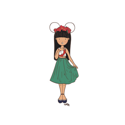 Disneybound lilo fan (color options)