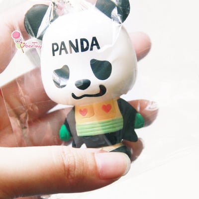 Rare* (licensed) one piece x panson works squishy - pandaman