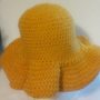 Crochet Wide Brimmed Hat -1