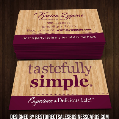 Tastefully simple business cards - 2