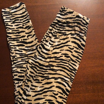 Brown zebra leggings - Thumbnail 4