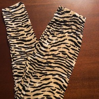 Brown Zebra Leggings - Thumbnail 1