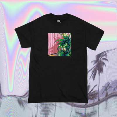 VAPORWAVE PASTEL 8 BIT JAPANESE ANIME ROOM T SHIRT IN BLACK